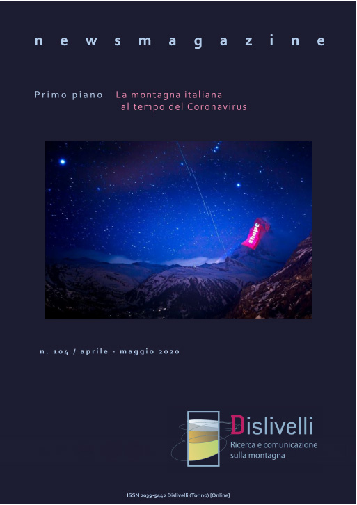 104 WEBMAGAZINE aprile maggio20 COVER Covid-19: le risposte della montagna