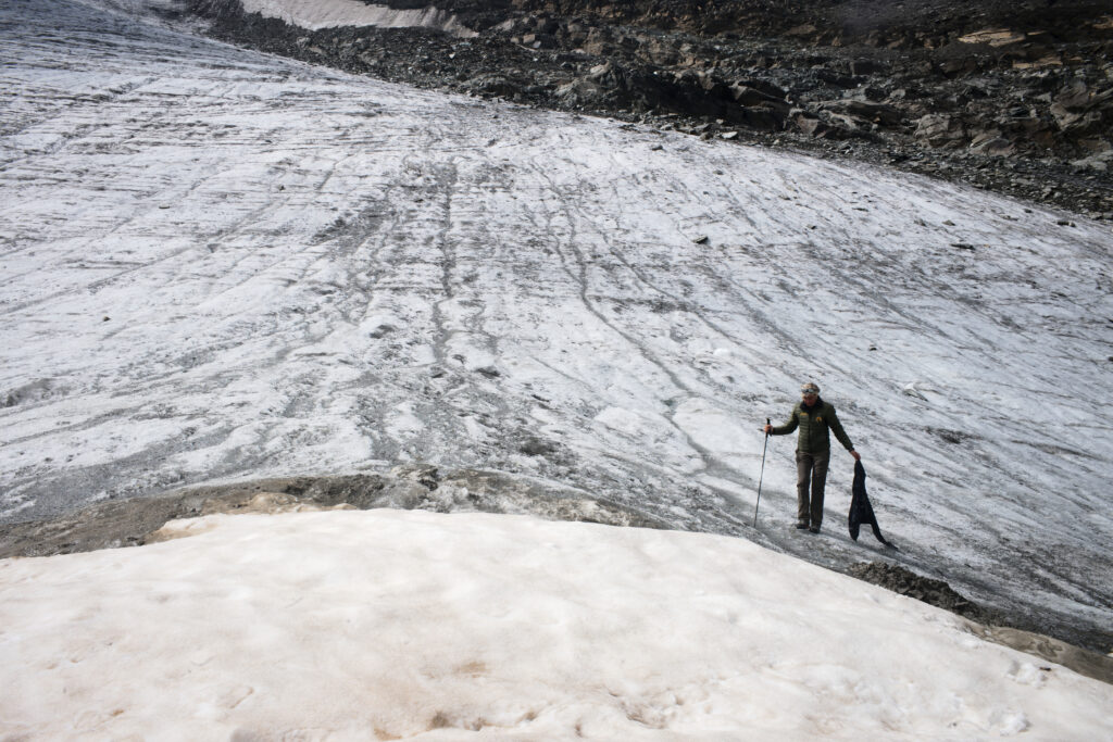 Alla fronte del ghiacciaio Foto Gigi Cullino Le donne dei ghiacci